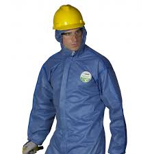 Lakeland Safegard G Kombinezon ochronny niebieski kaptur