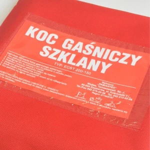 Koc gaśniczy szklany