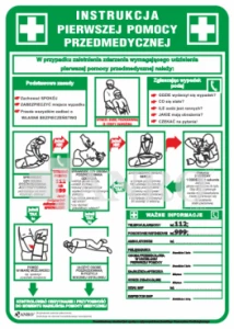 Instrukcja pierwszej pomocy przedmedycznej - Płyta PCV
