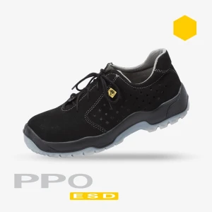 PPO Model 602 Półbuty bezpieczne z metalowym podnoskiem chroniące przed efektem ESD