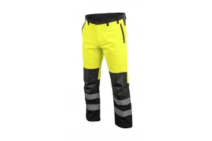 Spodnie ostrzegawcze softshell żółte TRAUN HT5K337 Hogert