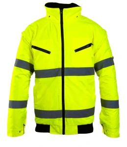 Kurtka robocza ocieplana Benefit  HI VI BOMBER HI-VI 2W1 – KAT.II KLASA 3 Polstar